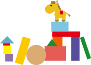 積み木のイラスト